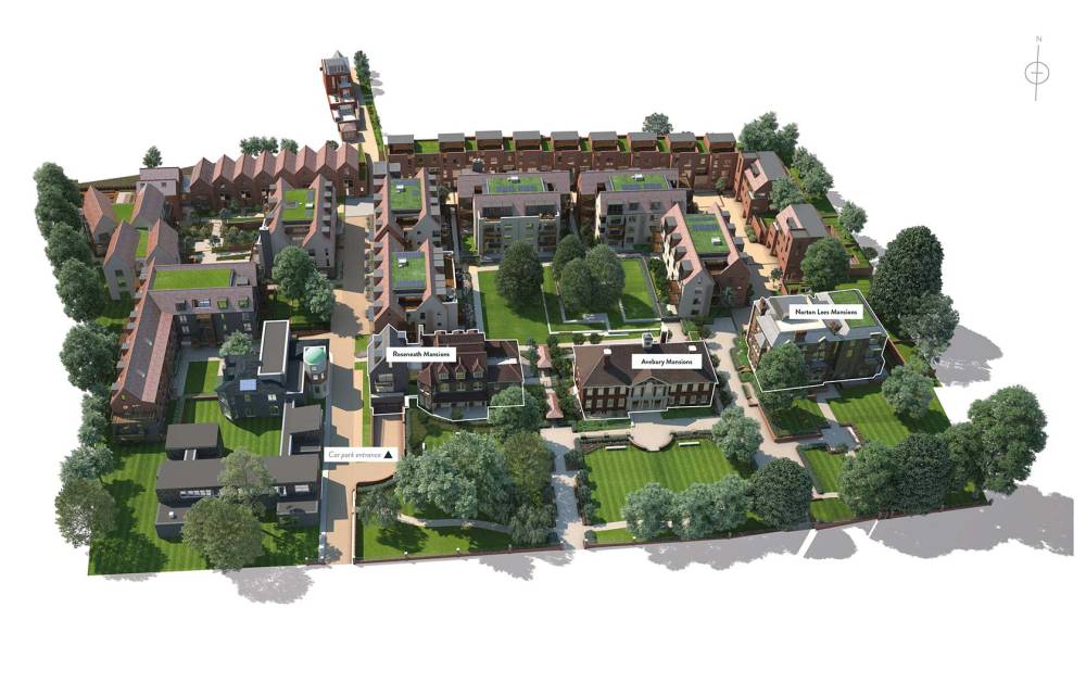 Site plan Woodside Square#